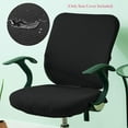 thumbnail image 7 of LQCrafK Office Chair Covers, Elastic Stretch Computer Chair Seat Slipcovers Super Fit Anti-dust Desk Seat Cover Spandex Removable Washable Kitchen Chair Protective Cover, 7 of 7