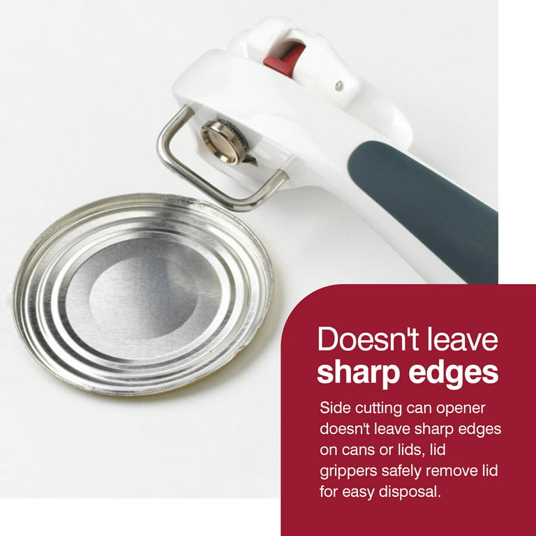 Zyliss Safe Edge Manual Can Opener - Lock and Unlock Safety