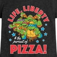 thumbnail image 3 of Teenage Mutant Ninja Turtles - Life Liberty Pursuit Of Pizza - Toddler & Youth Girls Short Sleeve Tee, 3 of 5