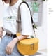 thumbnail image 4 of Bolso bandolera de cuero genuino para mujer/bolso tipo cartera/bolso de sillín de piel de vaca/bolso de pecho/bandolera de hombro, 4 of 5
