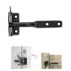 thumbnail image 5 of ajustables para pestillo de puerta de material acero, fácil instalación, abridor de puerta de , con cable, de cerco de pestillo de BLESIY Cerradura de cerca, 5 of 8