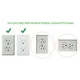 Sleek Socket 9MOVSZW UltraThin Electrical Oversized Outlet Cover