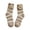 Brown, variant on CNEJRHG 1Pair Womens Fuzzy Socks Winter Thickening Coral Velvet Cozy Slipper Socks Warm Flower Decor Mid-Calf Floor Socks Indoor Outdoor Crew Socks for Women Brown