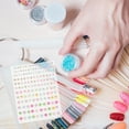 thumbnail image 4 of 4 Sheets Self Adhesive Face Gems Jewels Rhinestone Pearl Stickers DIY Nail Art Stickers, 4 of 6
