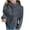 Gray, variant on FNFHFY Womens Sherpa Hoodies Trendy Quarter Zip Up Fleece Pullovers Faux Shearling Half Zip Hooded Sweatshirt Jackets with Kangaroo Pocket