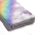 thumbnail image 5 of Rainbow Wonderland Shower Curtain for Bathroom, Pink Clouds Lighthouse Shower Curtain Set Bath Accessories Waterproof Fabric Bathtub Curtain Decor with 12 Hooks, 72x72 inches, 5 of 6