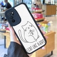 thumbnail image 2 of "Destaca entre la multitud con una funda plateada mate con diseño gráfico único para iPhone", 2 of 4