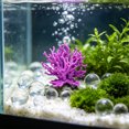 thumbnail image 4 of Artificial Corals for Aquarium Decoration, Lifelike Plastic Reef Ornaments for Freshwater and Saltwater Aquascaping, Small Fish Shrimp Turtle Hideout Cave for Setup, 4.72" x 5.91", KTFgvq, 4 of 6