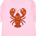 thumbnail image 4 of Inktastic Lobster Cute Vacation Girls Long Sleeve Toddler T-Shirt, 4 of 5