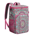 thumbnail image 1 of Cooler Backpack Mandala Ethnic Zen Pattern, Leak Proof Lunch Backpack, Tribal Abstract Floral Design Bag for Outdoor Beach Camping, 1 of 6