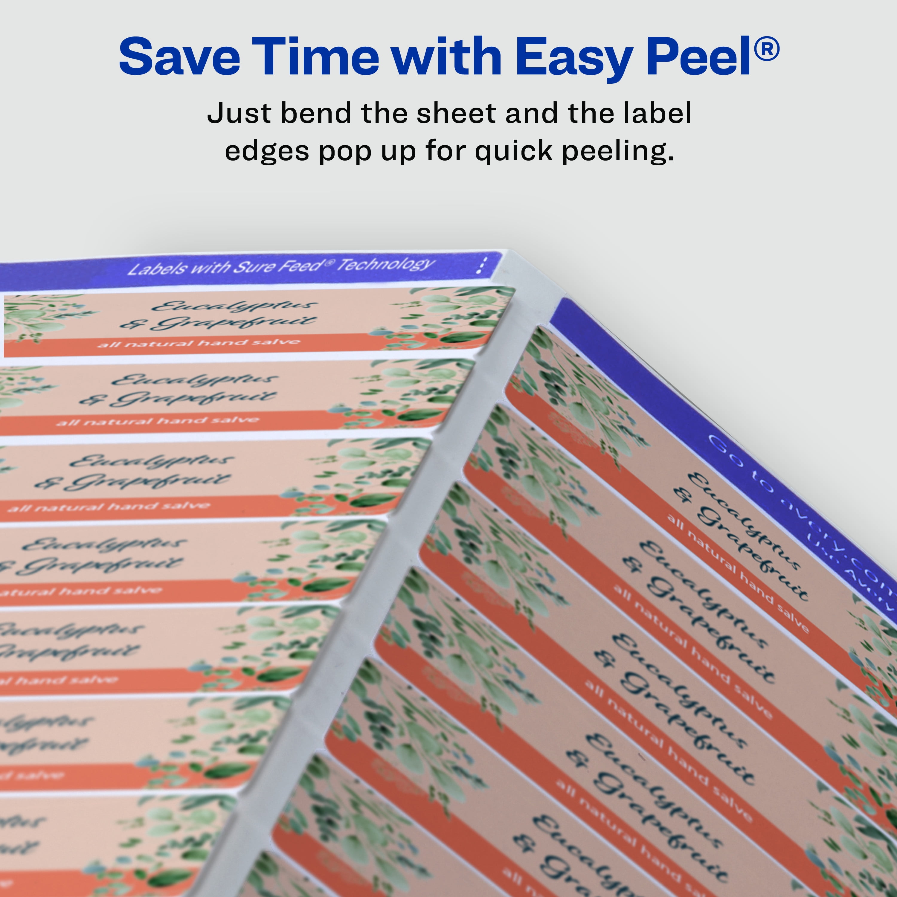 Avery Matte White Rectangle Labels, 1" x 3", 400 Labels