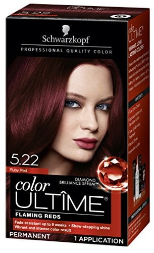 Schwarzkopf Color Ultime Hair Color Cream 5 22 Ruby Red Packaging May Vary