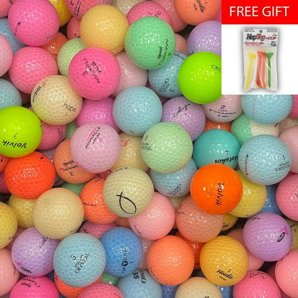 Mulligan - 77 Mix AAA Recycled Used Golf Balls, Color