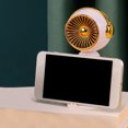 thumbnail image 1 of Fiudx Ofertas relámpago Ventilador portátil Ventilador de mano de tres velocidades Regalo para niños Lindo ventilador Adecuado para regalo de mujer Ventilador USB Larga vida útil Gran volumen de vien, 1 of 7