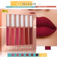 thumbnail image 2 of Lip Balm glossier lip balm 2.5ml Six Piece Women's Dyed Long Lasting Waterproof Lipstick Set Moisturizes Lips(Buy 2 save 10%), 2 of 7