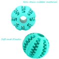 thumbnail image 4 of Pelota de juguete para perros, 2 pelotas de goma no tóxicas, pelota para perros para limpieza de dientes y juego de cachorros, pelota de juguete para perros y gatos pequeños y medianos JAMW Sencillez, 4 of 5