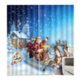 thumbnail image 3 of Cortinas decorativas navideñas Cortinas De La Puerta De La Ventana De La Ventana De Navidad De 2 Piezas Persianas De La Cañería Para La Decoración De Navidad 007 007 Magideal Cortinas decorativas navideñas, 3 of 7