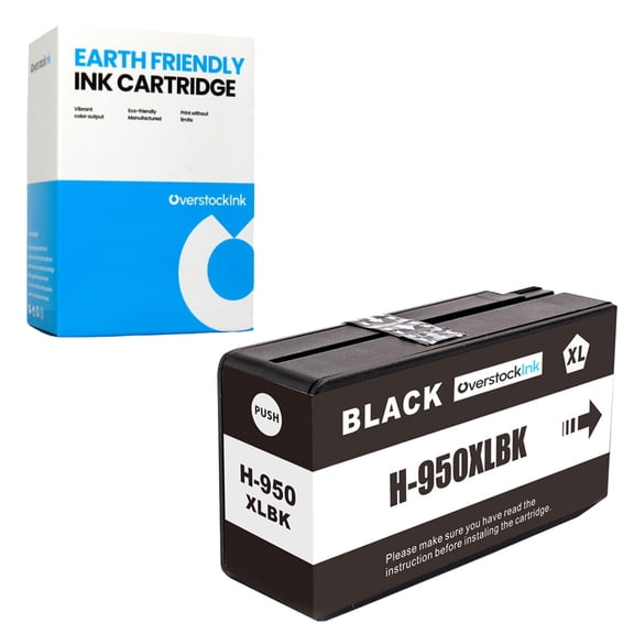 OverstockInk 950XL Black Ink Cartridge Compatible for HP 950 950XL for OfficeJet Pro 251dw (1 Black)