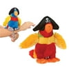 "Fiesta Toys Pirate Parrot with Hat Stuffed Animal Plush Toy, 6"""
