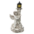 thumbnail image 2 of Estatua de ángel para decoración de jardín libre, solar, de ángel, pilar romano de energía solar para decoración de patio, decorac, 2 of 9
