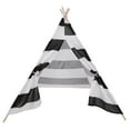 thumbnail image 4 of SAYFUT Teepee Tent for Kids Tent Indoor, Canvas Toddler Tent - Pompom Ball Teepee, 4 of 8