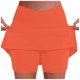 thumbnail image 1 of Conjunto de leggings con falda deportiva de cintura alta y bolsillos para mujer - Moda deportiva con cuello en V - Entrenamientos/ropa informal, 1 of 5