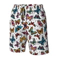 thumbnail image 5 of Naloa Cute Butterfly Men's Beach Shorts, Surfing shorts, Swim trunks, Quick Dry Swim Trunks for Surfing Beach Fun - Medium, 5 of 9