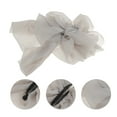 thumbnail image 2 of Unique Bargains 1 Pc Fashion Banana Tulle Hair Clips for Home Gray, 2 of 5