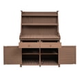 thumbnail image 6 of "65-Inch Garden Potting Bench Table - Fir Wood Workstation with Storage Shelf, Drawer, and Cabinet, 6 of 20