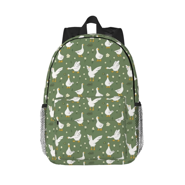 Disketp Cute goose Mochila Escolar de 15 Pulgadas, Mochila Ligera para Estudiantes, Viajes y Trabajo, Cómoda y Resistente para el Uso Diario