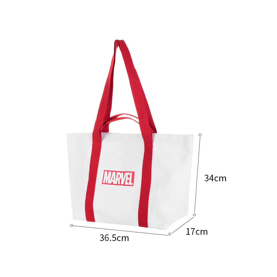 MINISO Cotton Canvas Marvel Shoulder Tote Bag with Large Capacity for Women  (White and Grey) : : Shoes & Handbags