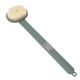 thumbnail image 4 of Cepillo de baño de mango largo, cerdas suaves, botón, cepillo extraíble, cabeza, cuerpo, cepillo de baño para baño, verde, 4 of 8