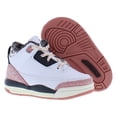 thumbnail image 4 of Nike Jordan 3 Retro Leather Infant/Toddler Shoes Size 6, Color: White/Anthracite/Red Stardust, 4 of 4