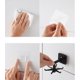 thumbnail image 5 of Gancho adhesivo Gancho giratorio multifuncional sin perforaciones Gancho adhesivo giratorio de 360 ​​​​grados que no deja marcas (2 piezas 6 ganchos, negro + blanco, 5 of 5
