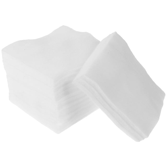 Miangastore 1000 Pcs Tampons de Coton de Maquillage Trois Couches Jetables Coton pour le Visage Pièce de Coton de Maquillage Portable