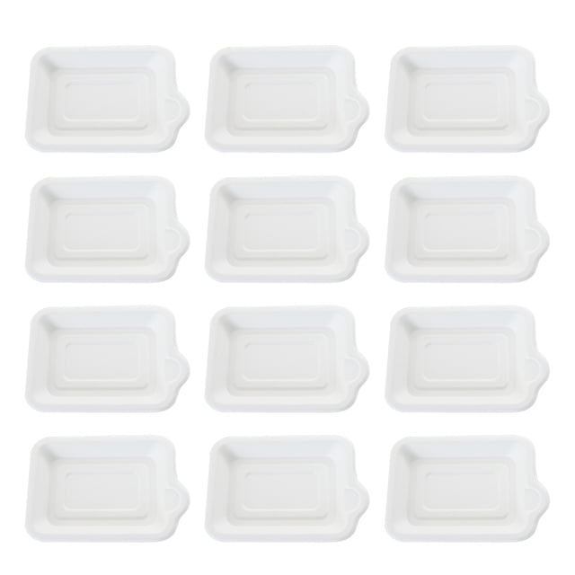 KAKOWELY 50 platos desechables para servir, vajilla para catering y barbacoas al aire libre.