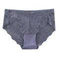 thumbnail image 1 of Gibobby Tangas de mujer sexy Calzoncillos de levantamiento de cadera transpirables de encaje de cintura alta sólidos sexy para mujer Pantalones(Azul,G), 1 of 3