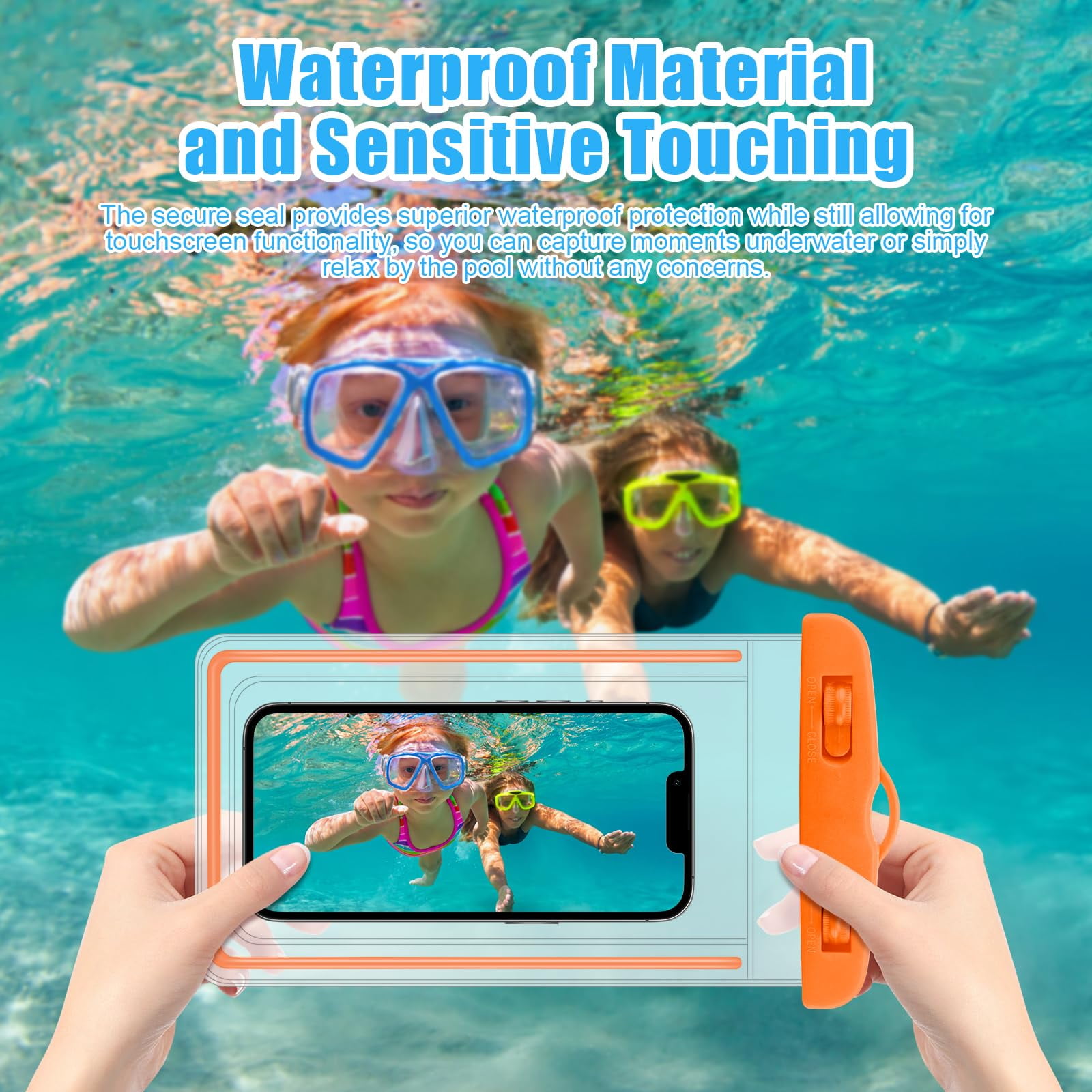 40 Pack Universal Waterproof Phone Pouch, Multicolor Waterproof Case Comp Compatible with iPhone 15 14 13 Pro Max XS Plus, Waterproof Phone Case Dry Bag with Phone Lanyard
