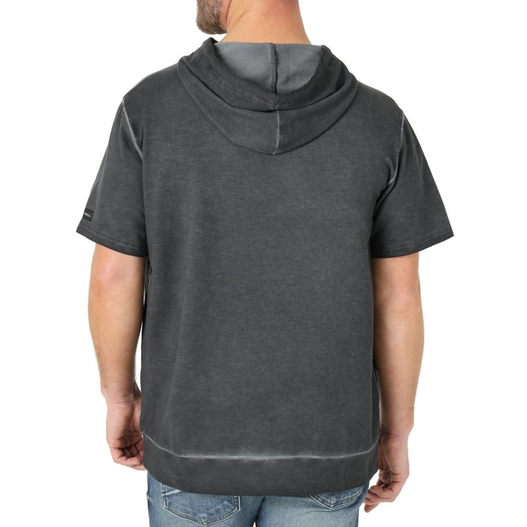 Rock & Republic Men's Short Sleeve Hoodie Sweatshirt