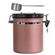 thumbnail image 1 of Contenedor de café hermético de acero inoxidable de bronce de 1,5 l con seguimiento de fecha para café, contenedor hermético sellado al vacío, tarro de café de 1500 ml, contenedor de posos de café,, 1 of 5
