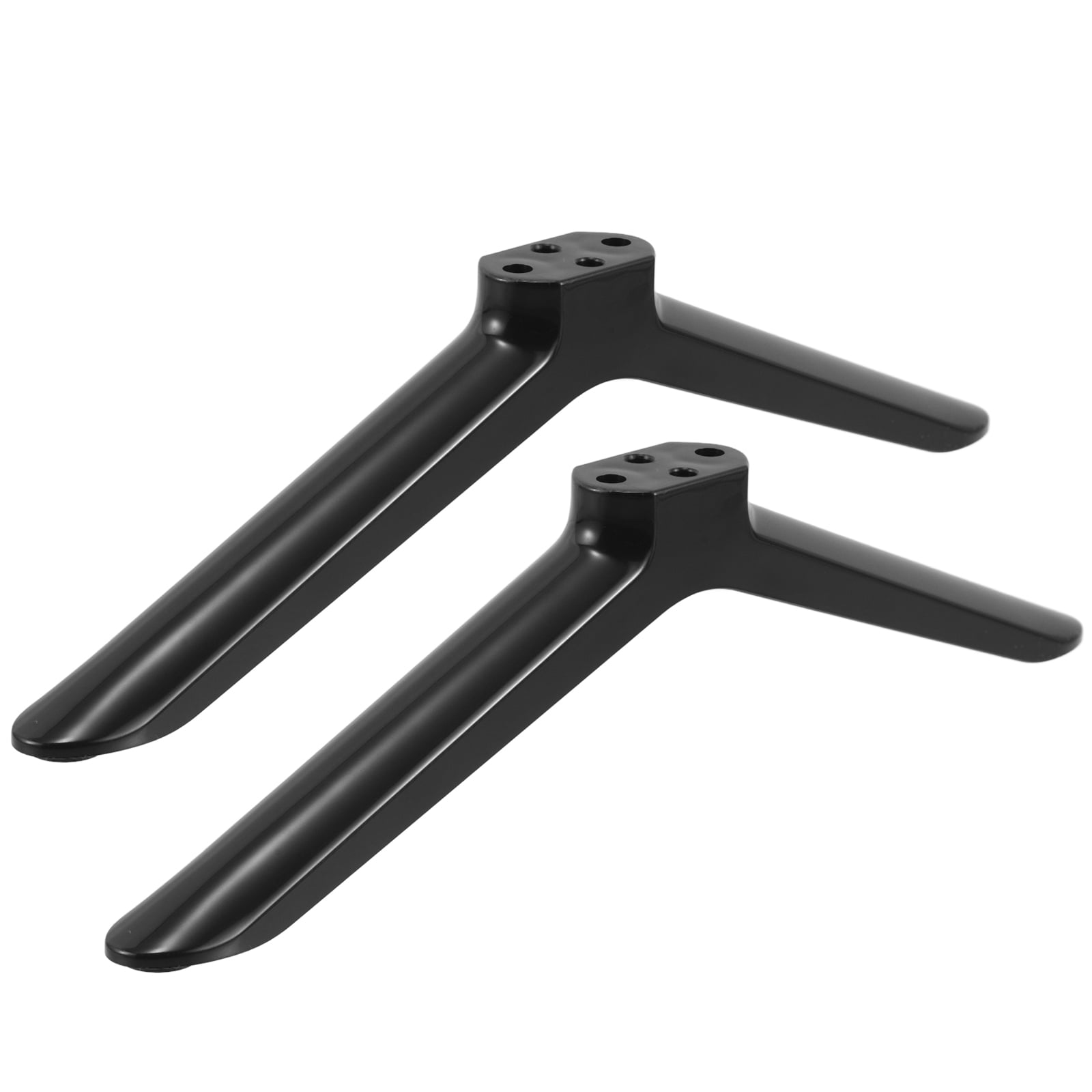 2pcs TV Stand Legs 40 Inch TV Base Black Plastic TV Stand Replacement Flat Screen TV Holder For Living Room Or Bedroom