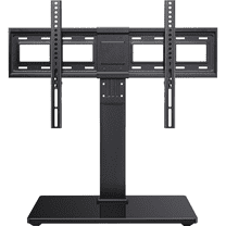 Universal Swivel TV Stand Base, Table Top TV Stand for 37-75 inch LCD LED TVs, Height Adjustable TV Mount Stand with Tempered Glass Base, VESA 600x400mm, Holds up to 99lbs, PSTVS13