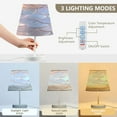 thumbnail image 3 of Ryvnso LED Bedside Table Lamp Glittering Scales Bedroom Desk Lamps Nightstand Lampshade M, 3 of 7