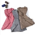 thumbnail image 2 of Chaqueta de plumón ligera para mujer, chaleco holgado de longitud media a juego, chaqueta con hebilla, a la moda, 2 of 5