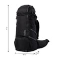 thumbnail image 2 of Mochila de CAMPISMO TOTTO SUMMIT 75 231-N01XL Negro, 2 of 6