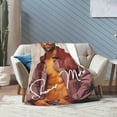 thumbnail image 5 of Blanket Shemar Actor Moore Throw Flannel Blankets Warm Soft Cozy Fuzzy Blanket for Bed Sofa Couch Camping Travel Gift Blankets for All Seasons 60"x50", 5 of 6