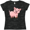 thumbnail image 3 of Inktastic Cute Pig Women's T-Shirt, 3 of 5