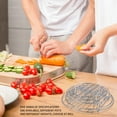 thumbnail image 5 of Farfi Stainless Steel Steaming Rack Multifunctional Cooling Rack Round Four-Legged Steaming Rack for Kitchen Cooking (8Inch), 5 of 13