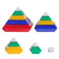 thumbnail image 2 of LNGOOR Blocks Toys Building Stacking Pyramid Toy Educational Child Kids Stem  Block Balance Interesting Funny Wedgits, 2 of 9