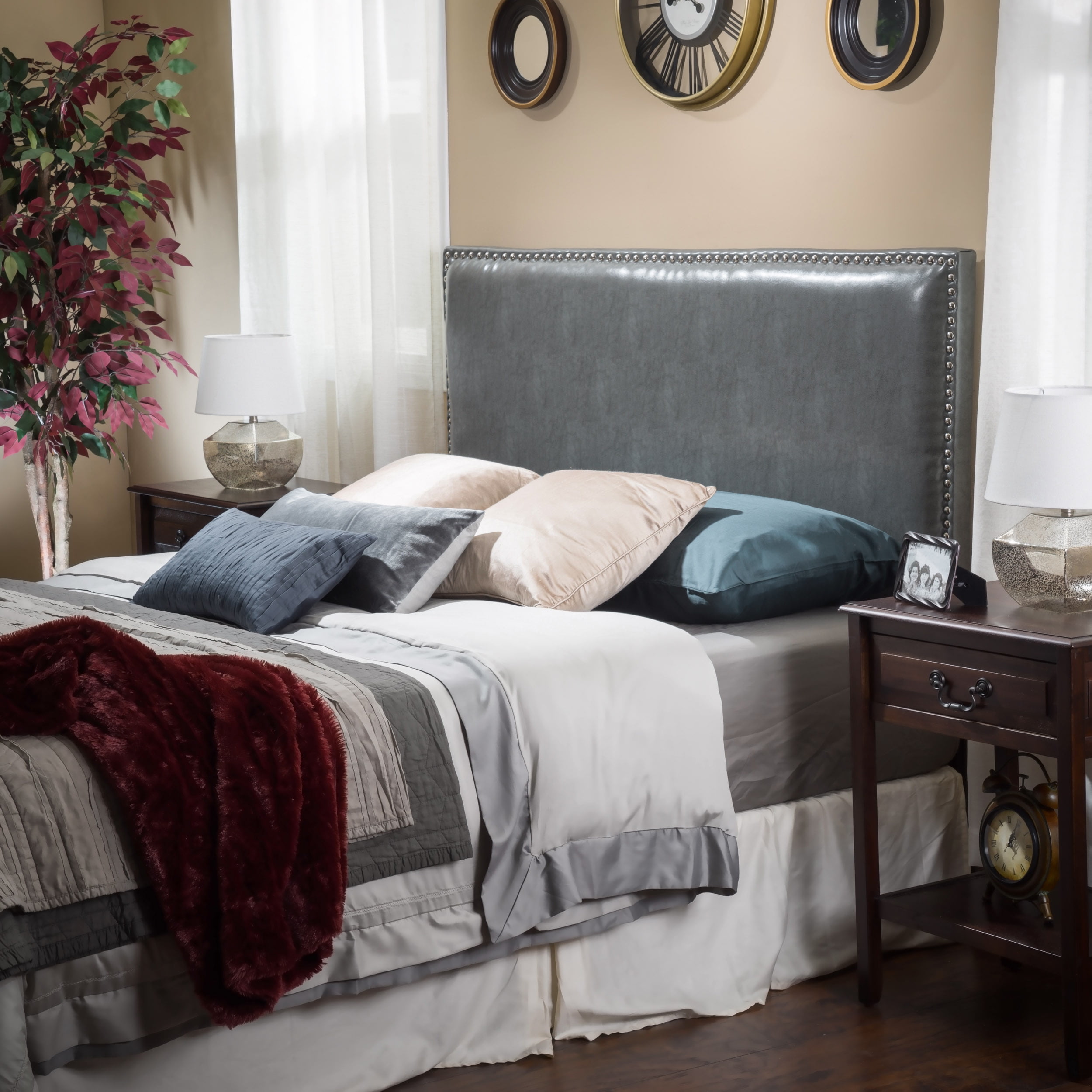 Leather Queen Bed Headboard Hanaposy